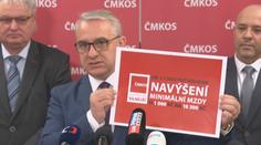 Odbory chtějí navýšit minimální mzdu. Zaměstnanec nemá doplácet na inflaci, říká Středula