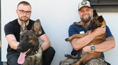 Policie představila nové čtyřnohé posily. Vuky a Soňa mají energie na rozdávání