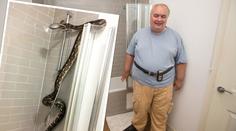 Horor v koupelně: Na slepého seniora (60) číhala obří krajta