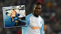 Šílená sázka Balotelliho: Majitele baru donutil sjet na skútru do moře!