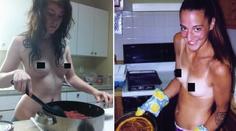 Nový trend v kuchyni: Ženy vaří nahé a sexy fotky dávají na Facebook