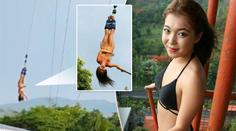 ŽHAVÉ VIDEO: Modelka skočila bungee jumping úplně nahá!