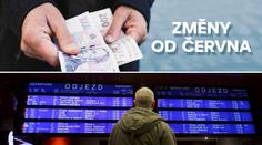 ZMĚNY OD ČERVNA: Víc peněz pro lidi v exekuci a jiné jízdní řády