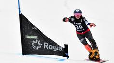 Další český úspěch na snowboardu. Maděrová byla druhá v obřím slalomu