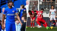Top góly fotbalového víkendu: Maldiniho fantastický přímák, Madueke vyškolil obranu