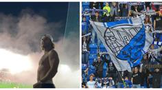 To je chuligán! David Pastrňák řádil v kotli Baníku Ostrava