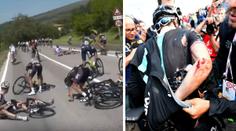 Zkáza na Giru! Team Sky je po kolizi s motorkou na odpis
