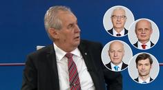 'Jako by seděl u očaře!' Tohle řekli kandidáti o debatě se Zemanem