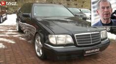 Tohle je luxusní Havlův MERCEDES! Je k mání za 170 tisíc. Podívejte se i na další jeho káry