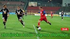 Gambrinus liga: Zbrojovka Brno - SK Sigma Olomouc na NOVA Sport