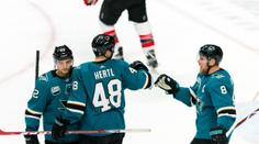 Hertlův gól proti Los Angeles byl vítězný! Rittich slavil proti Chicagu