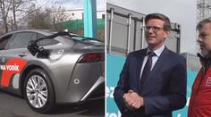 První vodíková stanice v Česku je otevřena. Modernizace je důležitá, říká ministr Kupka