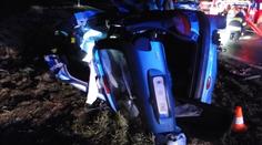 Hasiči museli auto po nehodě u Plačic rozstříhat! Čtyři zranění