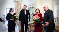 Slavnostní oběd: Prezident si pozval Nečase i jeho paní