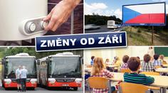 ZMĚNY OD ZÁŘÍ: Povinná školka, nové dotace i konec billboardů