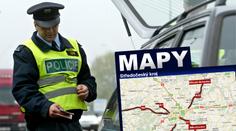STOVKY POLICISTŮ číhají na řidiče. Víme kde a MÁME MAPY!