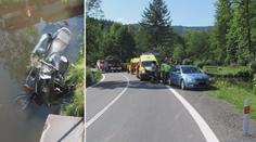 Motorkář jel příliš rychle a zemřel, poblíž zkolaboval cyklista
