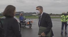 Babiš odletěl do Bruselu, na summitu EU projednává i situaci v Bělorusku