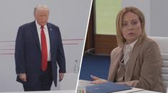 Trump se navezl do Meloniové. Italská premiérka si to nenechala líbit