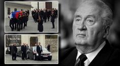 Pohřeb prezidenta Kováče: Zeman s Klausem dorazili pozdě!