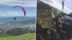 VIDEO: Paraglidisté shazovali z nebe "bomby". Je to pro dobro přírody, tvrdí