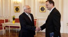 Václav Klaus si pozval na jednání Petra Nečase
