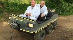 UPGRADE: Testovaná technika vydržela, obojživelný vůz však ne!