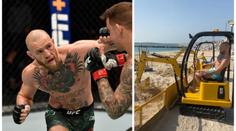 McGregor stavitel: Znovu to vybudujeme, vzkazuje z kabiny bagru