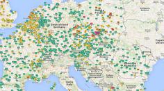 MAPA ZNEČIŠTĚNÍ: Ostrava má nejhorší ovzduší v celé Evropě