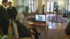 Vánoční poselství prezidenta Miloše Zemana! Takhle to vypadalo v ZÁKULISÍ