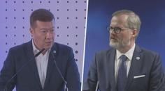 Fialova vláda proti nám využívá estébácké praktiky z 50. let, tvrdí Okamura
