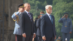 Do Česka dorazil slovenský prezident Pellegrini. Na Hradě jednal s Pavlem