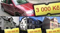 VELKÝ POLICEJNÍ VÝPRODEJ! Škoda FABIA za 3 tisíce, pozemek za 44 tisíc!