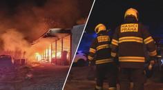 Hasiči řešili požáry i lidi uvězněné před domem. Silvestr se bez výjezdů neobešel