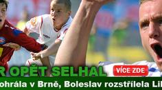 Brno vyzrálo na Slavii, Boleslav rozstřílela Liberec