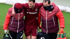 Sparta přišla o dalšího útočníka, Kozák střídal kvůli zlomenině