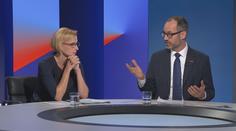 Konečná: Chcete zapojit NATO do války. Jste mimo realitu, oponoval jí Farský