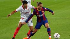 Sevilla bez Vaclíka uhrála bod v Barceloně, Real se vyhoupl do čela