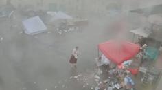 VIDEO: Klid vystřídal chaos. Obecní slavnost v Horoměřicích překazila silná bouře