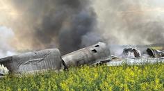 Na jihozápadě Ruska se zřítil strategický bombardér. K sestřelení se hlásí Ukrajina