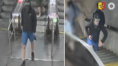 Muž měl znásilnit dívku v metru na eskalátorech! Zachytily ho kamery