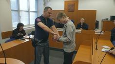 Začal soud s mladíkem v kočičí masce. Svou matku měl velmi brutálně zavraždit