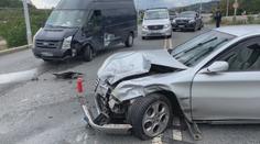 VIDEO: Hromadná nehoda pěti aut u Komořan