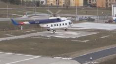 VIDEO: Napětí na palubě! Vrtulník se Zemanem vlál ve větru