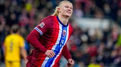 Norové míří mezi elitu, Haaland má hattrick. Anglie dala v derby bůra