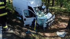 Svědci podpírali vlastníma rukama dodávku. Zachránili řidiči život