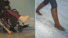 Auto na ledu nedobrzdilo a srazilo 3leté dítě! Náledí dělá problémy i chodcům