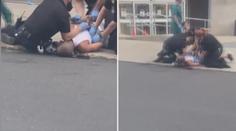 Policie dál používá smrtící taktiku. Na černošském krku klečel další muž zákona