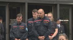 S Pavolem (†31) se loučily stovky lidí. Truchlí policistovi kolegové i hasiči