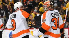Neuvirth pomohl Flyers odvrátit vyřazení. Gudas se porval! VIDEO